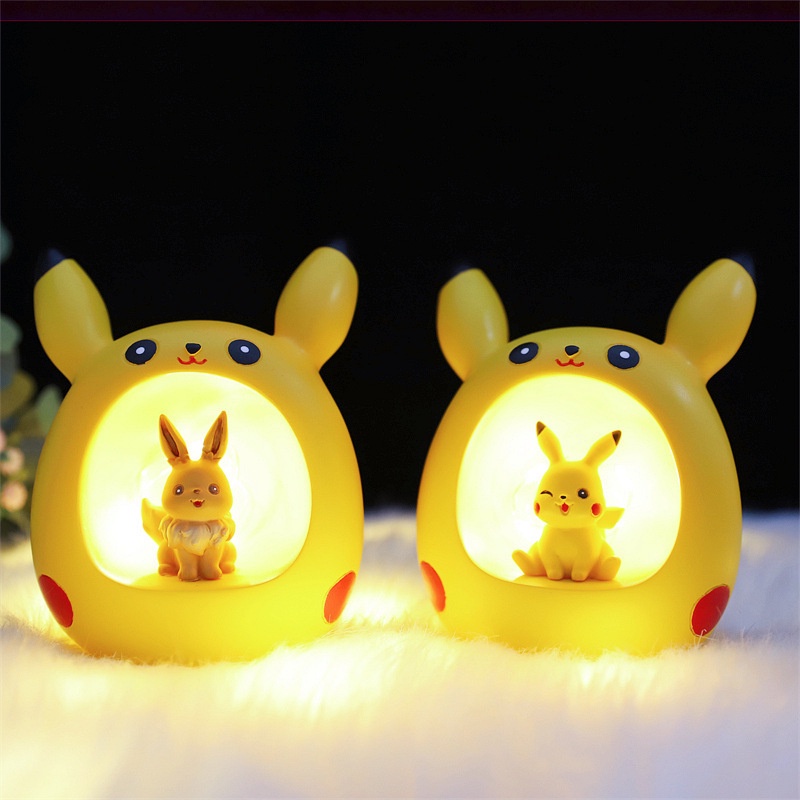 Đèn Ngủ Pikachu, Pokemon, Phát Sáng Ban Đêm Siêu Dễ Thương, Decor Trang Trí, Góc Học Tập Cho Bé, Quà Tặng Sinh Nhật