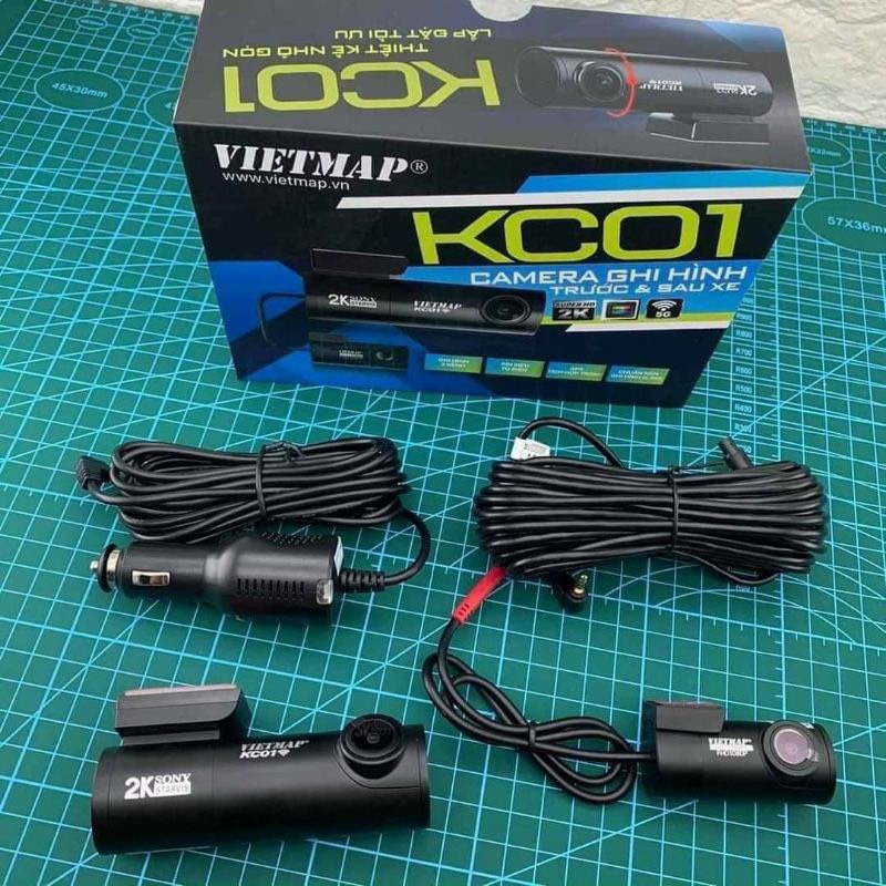 Camera Hành Trình VIETMAP KC01 - Camera Hành Trình Cars Shop Trước Sau Cảnh Báo Giao Thông | BigBuy360 - bigbuy360.vn