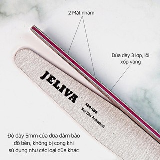 Dũa móng bột gel JELIVA Nghi Thảo