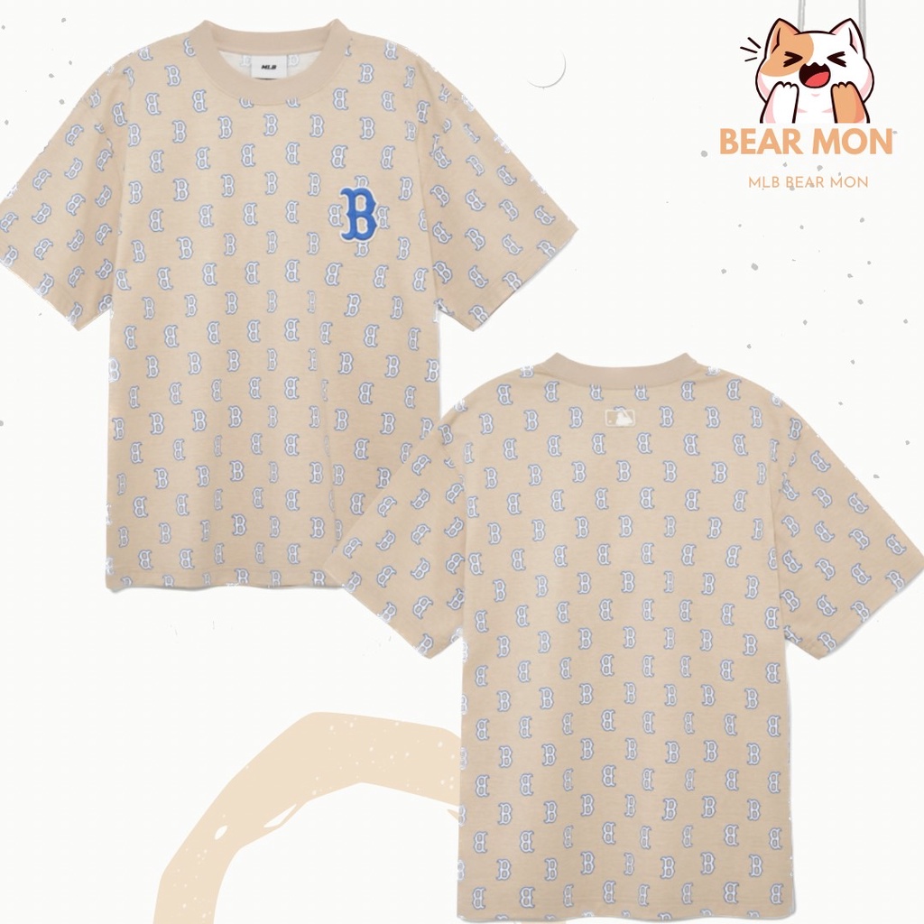 Áo MLB Classic Monogram Full Edition Pattern Short Sleeve T-Shirt LA Dodgers 3Atsm1133