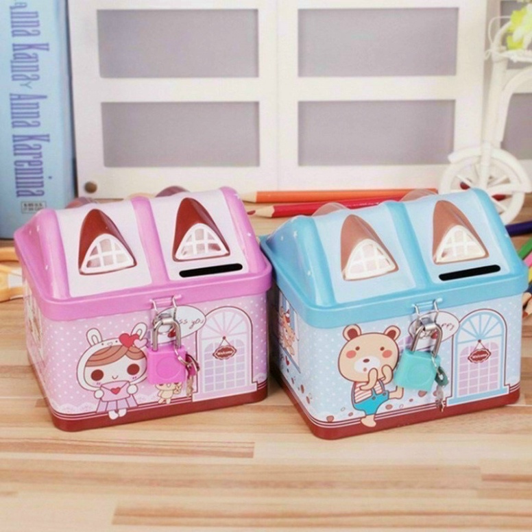 Két đựng tiền hình ngôi nhà, Két sắt mini tiết kiệm tiền cho bé nhanh tay để có sản phẩm sớm nhất nhé