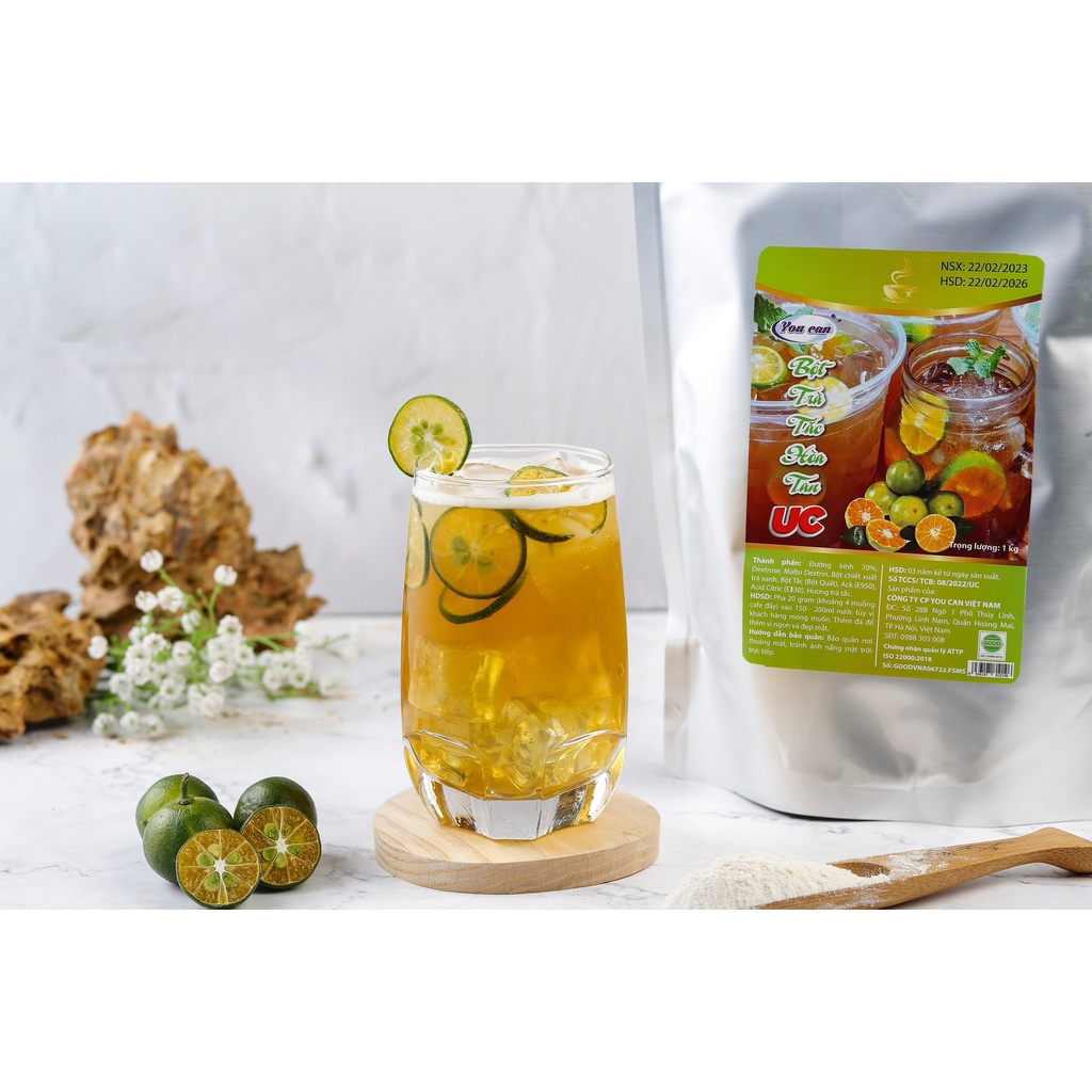 BỘT TRÀ TẮC UC HOÀ TAN TÚI 1KG