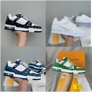 Lv trainer giày thể thao sneaker hàng cao cấp ảnh thật tự chụp