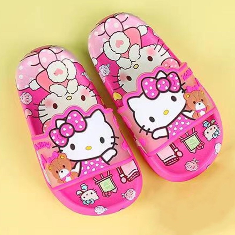 Dép lê kitty hồng bé gái