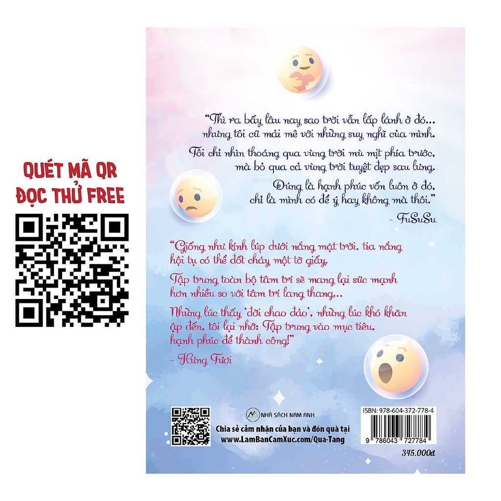 Sách - Làm Bạn Cảm Xúc Làm Chủ Hạnh Phúc - Nhà sách Nam Anh