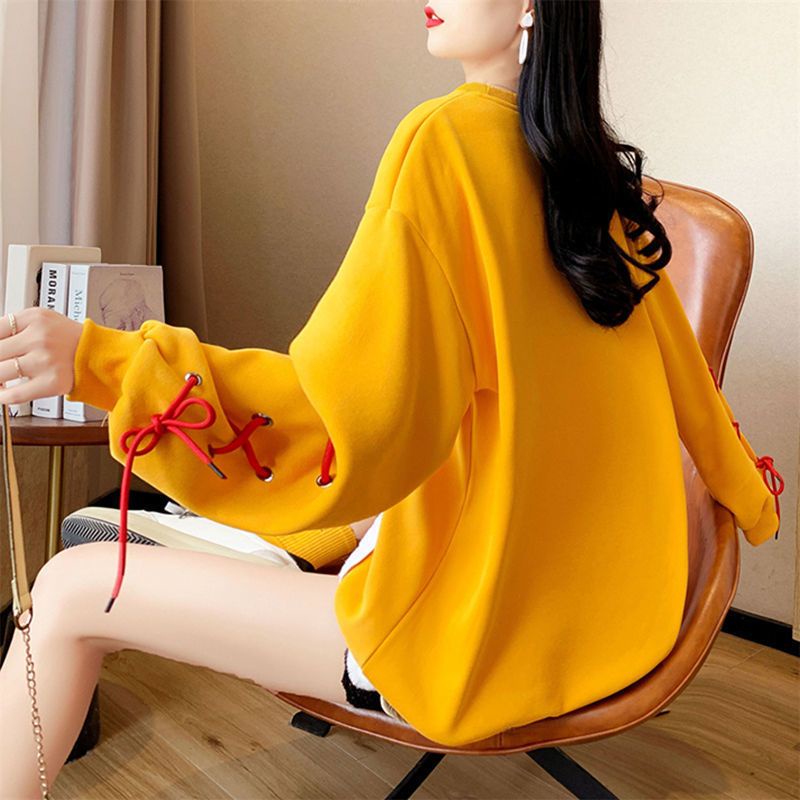 Áo Hoodie Nữ Dáng Rộng In Hình Thỏ Dễ Thương