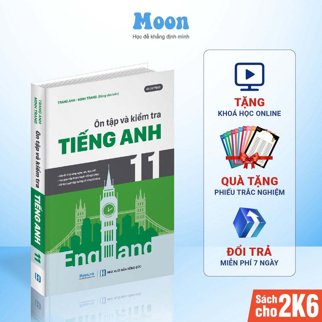 Sách id cô Trang Anh, Ôn tập kiểm tra tiếng anh lớp 11 dành cho 2k6
