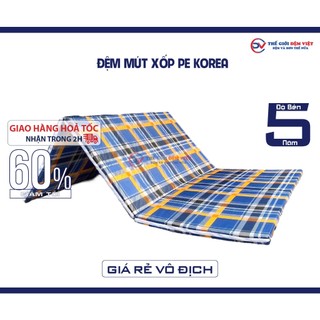 Đệm sinh viên, đệm mút xốp pe korea gấp 3 - rẻ nhất hà nội