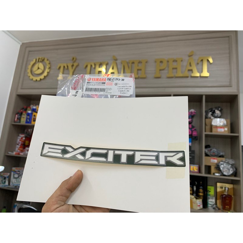 Tem sườn Ex 150 Led 2020 Xanh Lá Limited ( chử Exciter ) (Miếng)