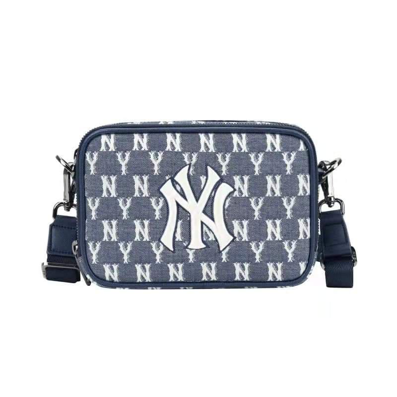 Túi đeo chéo MLB hoạ tiết NY hàng Quảng Châu cao cấp dành cho cả nam và nữ phong cách Hàn Quốc