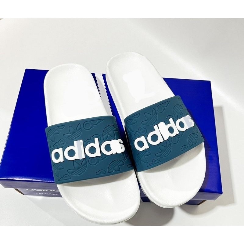 Dép nam quai ngang, dép ADIDAS thời trang cao cấp chất liệu cao su non xuất khẩu 2023