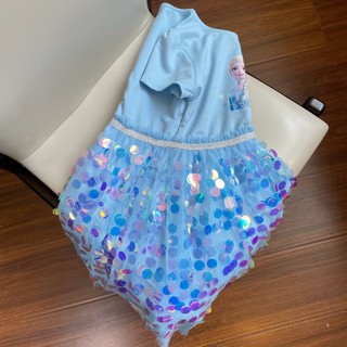 Váy Elsa đính kim sa lấp lánh