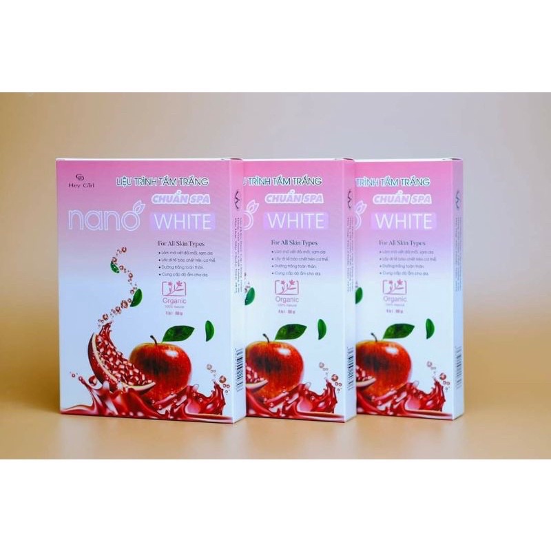 Truyền trắng Nano White- Tắm trắng body - bật tông ngay sau lần sử dụng đầu tiên
