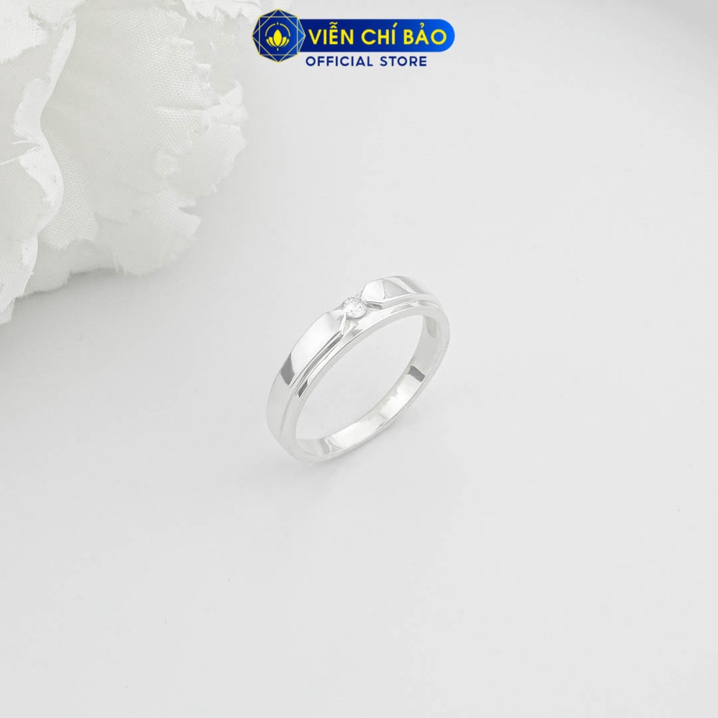 Nhẫn bạc nữ Forever Love chất liệu bạc 925 thời trang phụ kiện trang sức Viễn Chí Bảo N700318