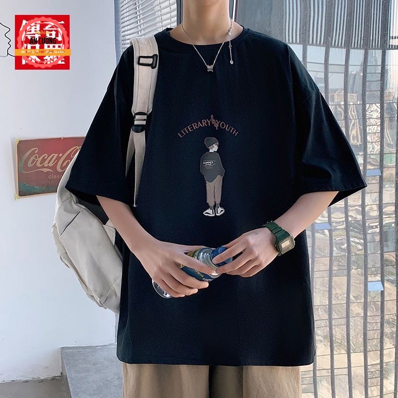 Áo thun nam, áo phông nam tay ngắn cổ tròn chất cotton dày dặn thoáng mát ATN004 - An Cường Fashion