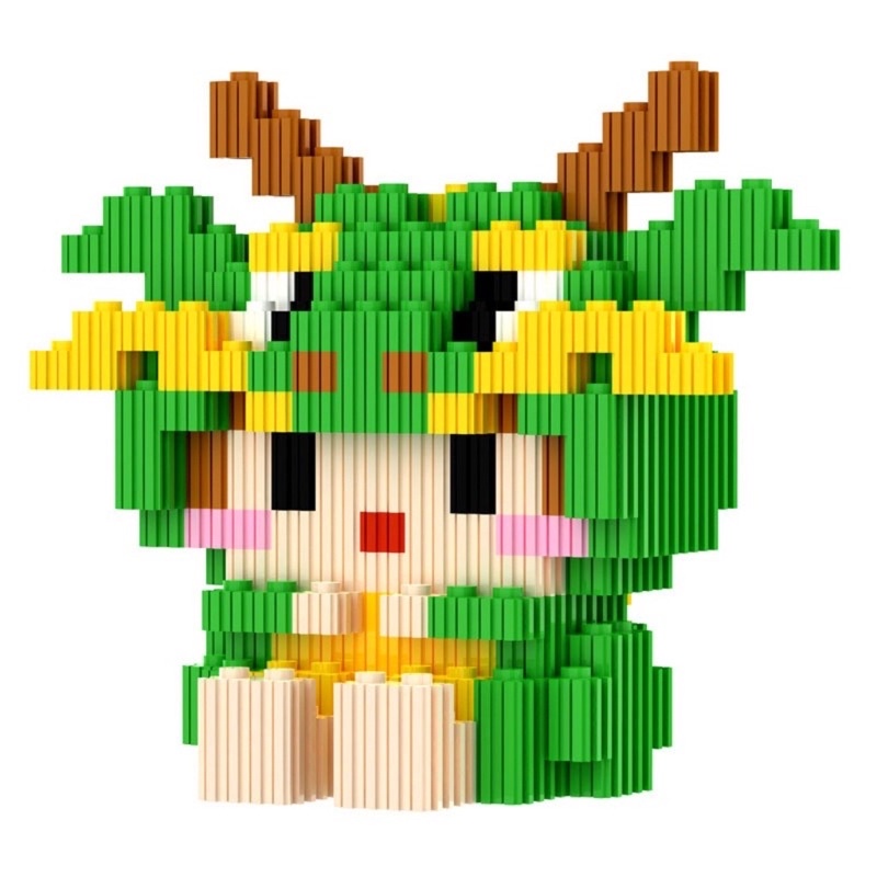 Mô hình lắp ráp 12 con giáp- mô hình lắp ghép 3d mini- mô hình lắp ghép con giáp