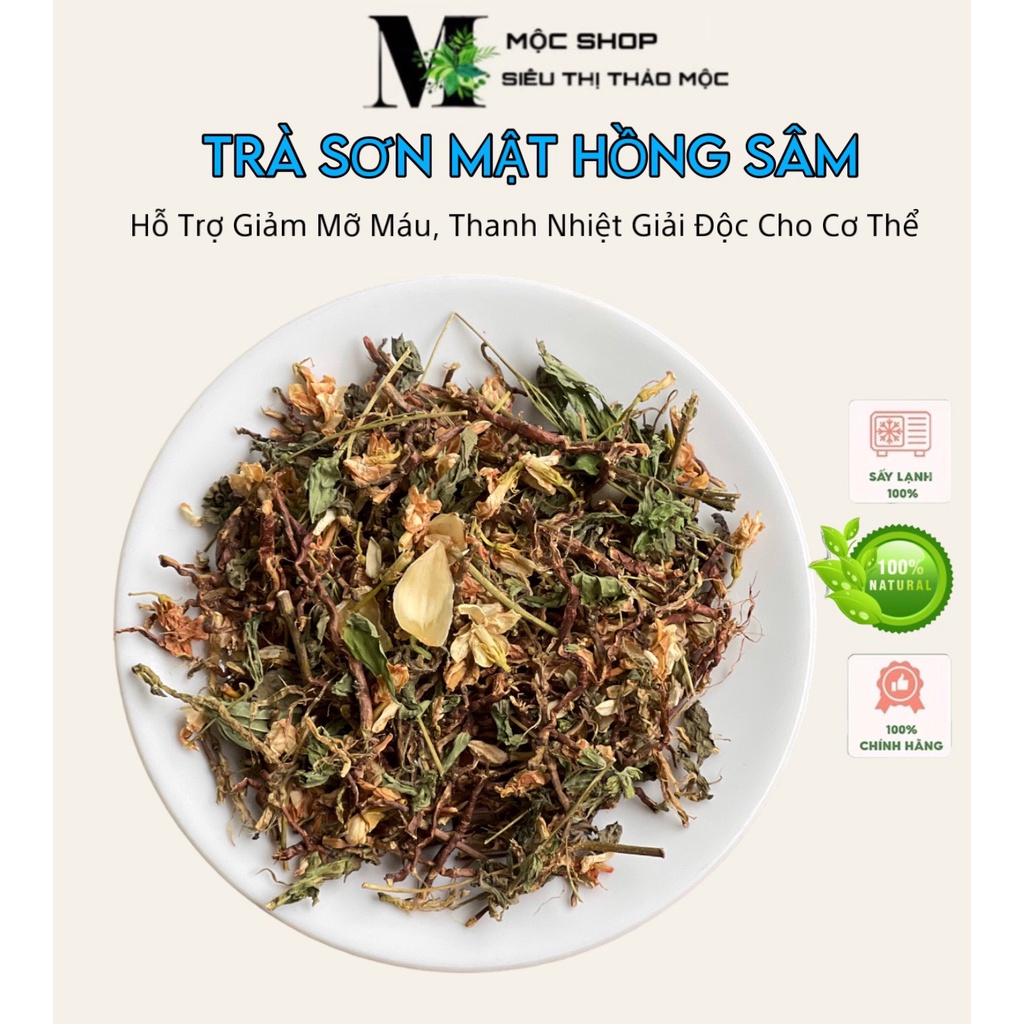 Trà Sơn Mật Hồng Sâm - Hỗ Trợ Giảm Mỡ Máu,Tốt cho bệnh nhân bị tim mạch, tiểu đường,  Thanh Nhiệt Giải Độc Cho Cơ Thể