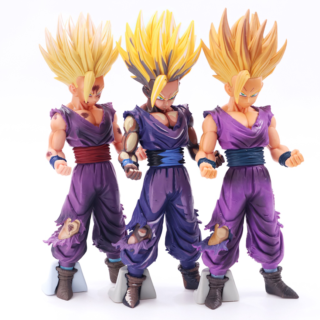 Mô hình Dragon Ball Son Gohan Super Saiyan bản 2D cao cấp có 2 màu cao 22cm, Mô hình 7 Viên Ngọc Rồng
