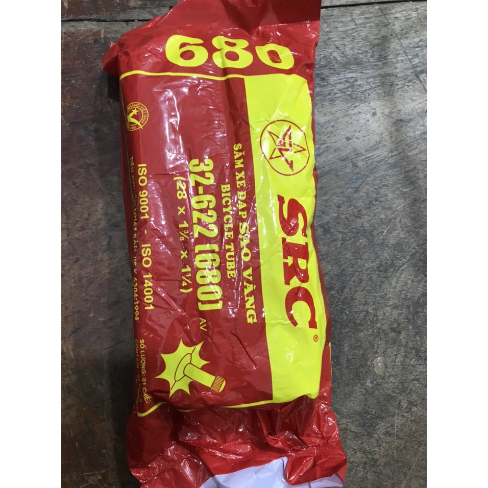 Săm Ruột Xe Đạp Sao Vàng SRC Bicycle Tube 32-622  AV
