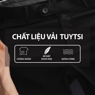 Quần âu basic trouser co dãn chống nhăn -  166.69 - BTM Studios