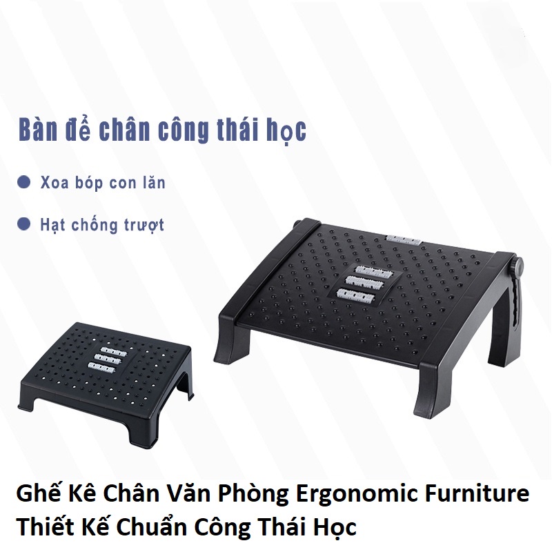 Ergonomic Footrest Ghế Gác Chân Công Thái Học Ghế Kê Chân Văn Phòng Ghế Đỡ Chân Làm Việc