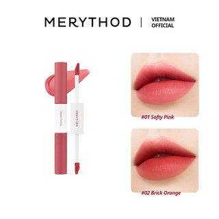 [MERYTHOD] Son kem lì 2 đầu cho đôi môi mịn lì như nhung Reel Tattoo Dual Velvet Tint