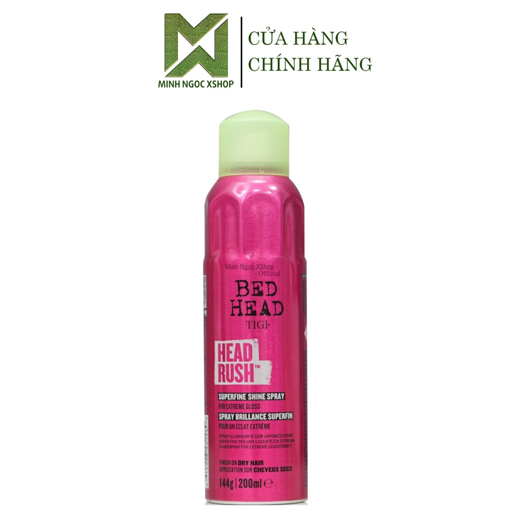 Xịt tạo bóng cho tóc Tigi Bed Head Head Rush 200ML
