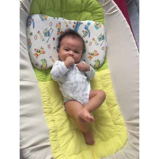 Nôi tre cho bé nằm võng khỏi cong lưng và nệm lót