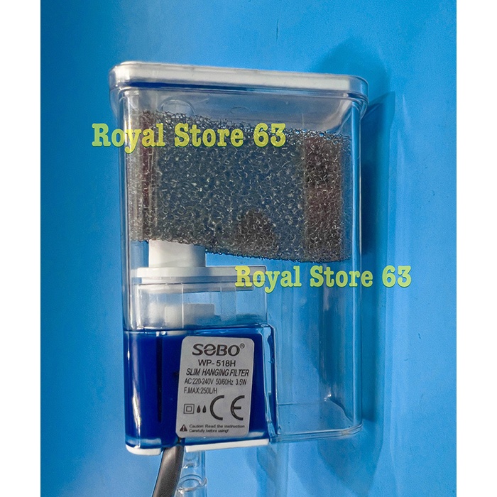 Lọc Thác Sobo Wp 518h cho bể cá mini 3,5w