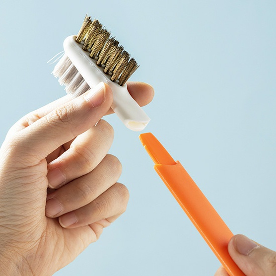 Bàn Chải Cọ Rửa Đa Năng Có Tay Cầm Tiện Dụng, Bàn Chải Vệ Sinh Nhà Bếp/ Nhà Tắm