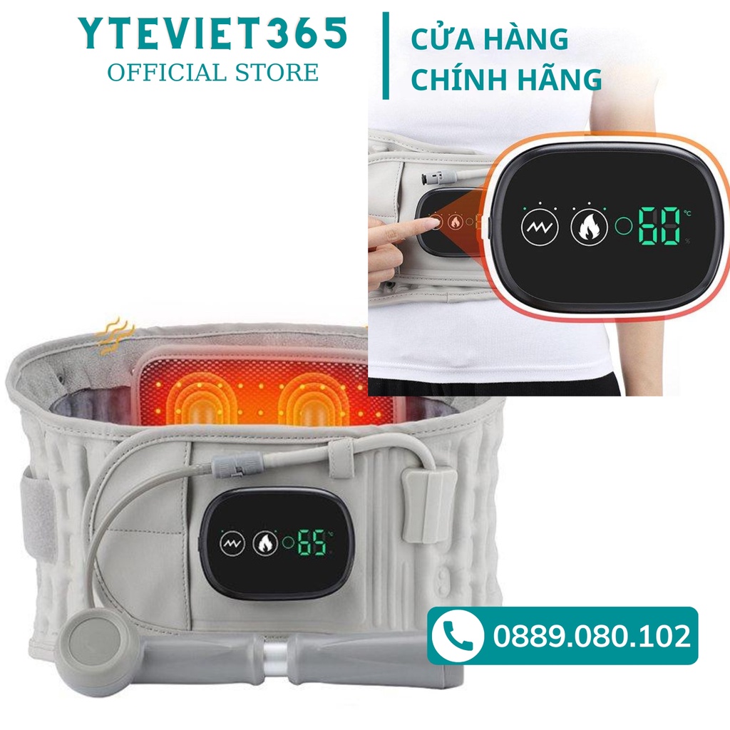 Đai Lưng Rung Massage Thắt Lưng Cột Sống Dành Cho Người Thoát Vị Đĩa Đệm, Thoái Hóa Cột Sống Thắt Lưng Cao Cấp Z5 .