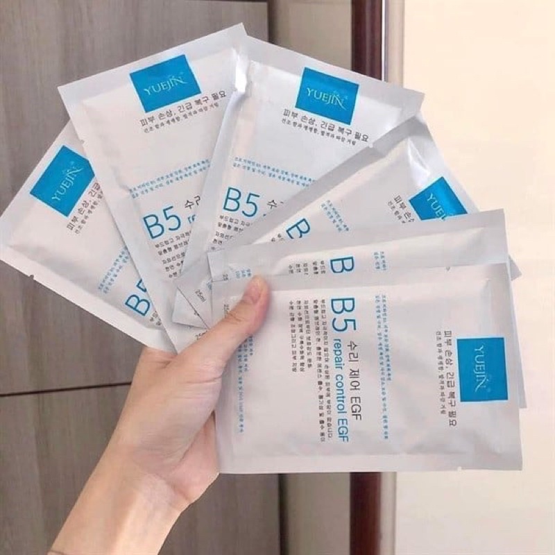 Mặt nạ Yuejin B5 Repair Control EGF & Liposome PP Cấp ẩm phục hồi da