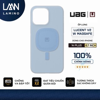 [Thanh Lý] [U]Ốp Lưng UAG LUCENT V2 W Magsafe Cho iPhone 14 Plus [6.7 INCH] LAMINO