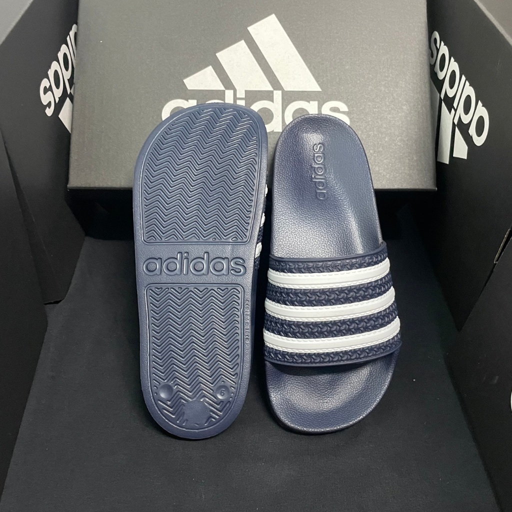 Dép Adidas quai ngang nam nữ xanh navy đẹp, nhẹ chất lượng thời trang 2023/ Dép Adidas Adilette Shower
