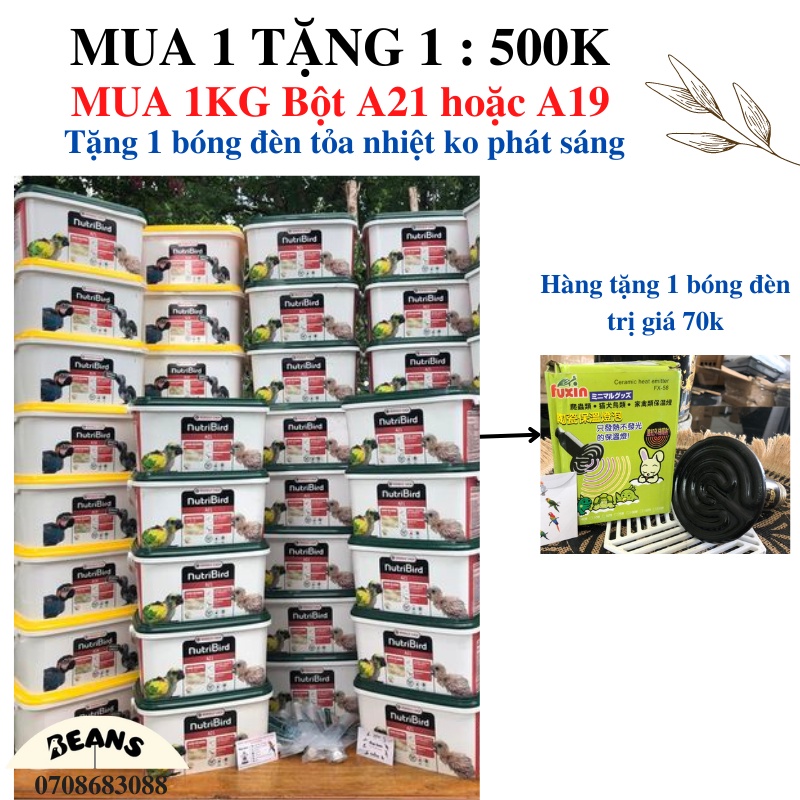 Combo 1kg bột a21, a19 tặng 1 bóng đèn