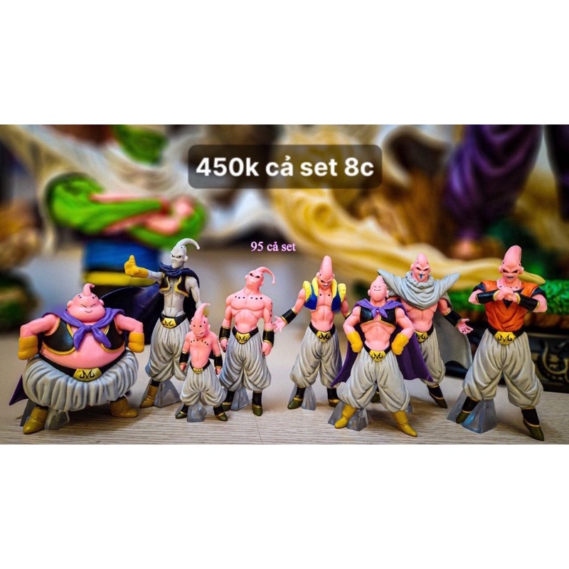 Set nhân vật Majinbuu Ma bư 8 mẫu Dragonball 7 viên ngọc rồng