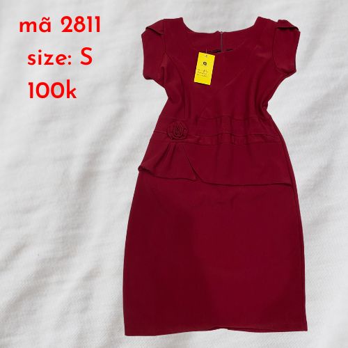 đầm váy thiết kế công sở thời trang nữ size S mã 2811