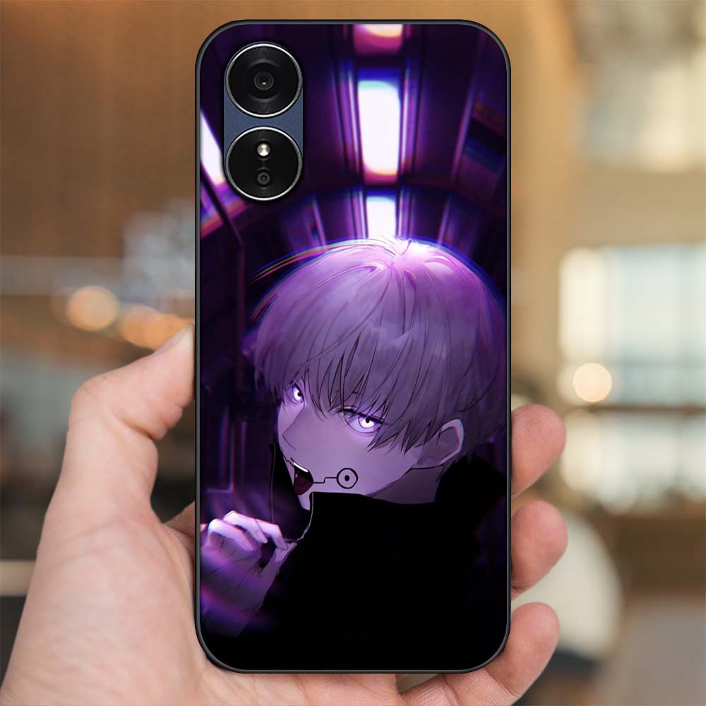 Ốp lưng Oppo A17 viền đen in hình Inumaki Toge Jujutsu Kaisen Chú Thuật Hồi Chiến