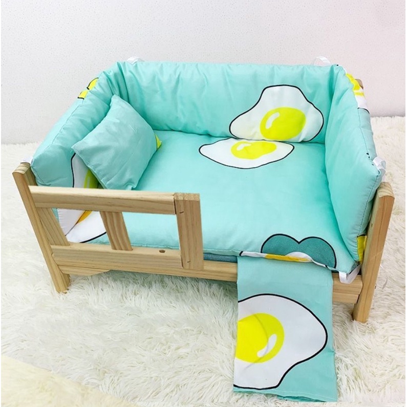 Giường gỗ xinh xinh