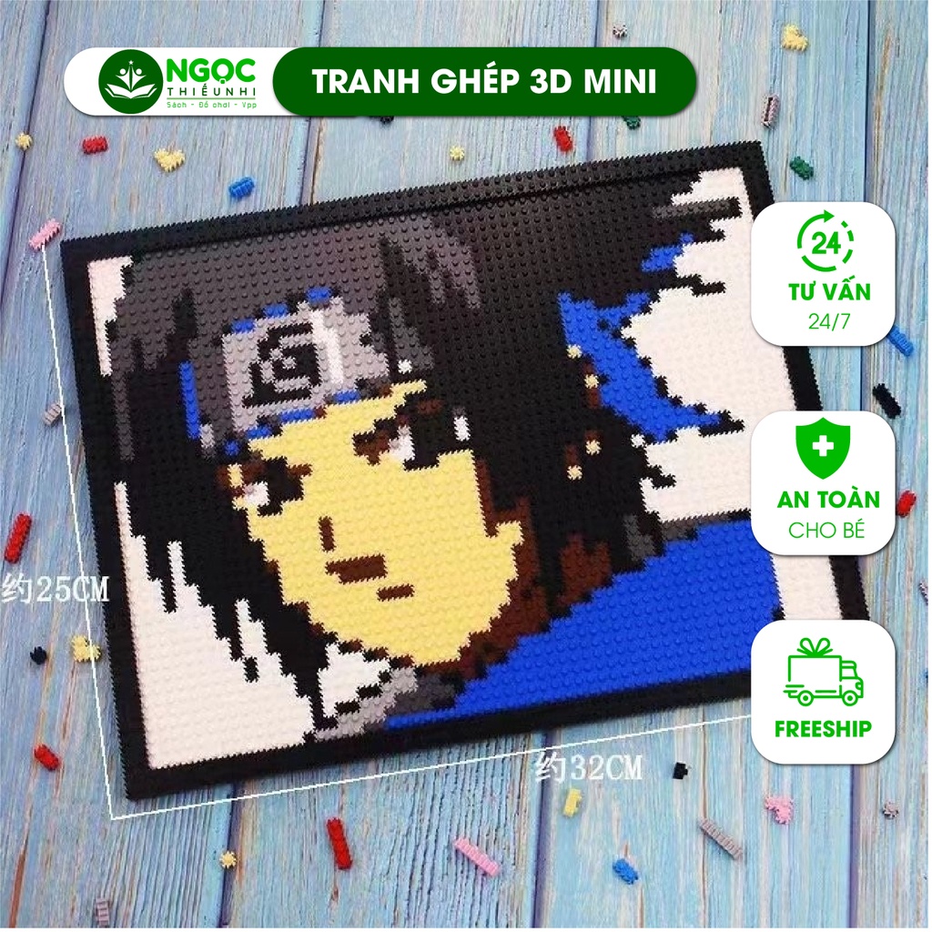 [Mẫu mới] Tranh ghép lego mini 3D