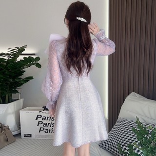Đầm dạ tweed xinh