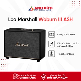 Loa Marshall Woburn 3 (III) Newseal 100% - Hàng Chính Hãng ASH