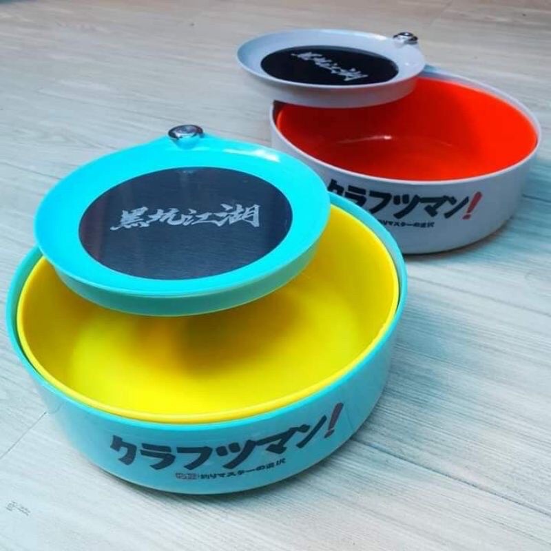 [Chất Lượng] KHAY TRỘN MỒI CÂU ĐÀI CAO CẤP CÓ NAM CHÂM GẮN GHẾ GẮN THÙNG 2 MÀU ( NHỰA ABS CHỐNG VA CHẠM )