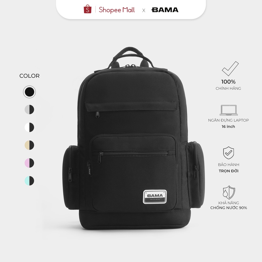 BAMA CASUAL BACKPACK  - 6 COLORS