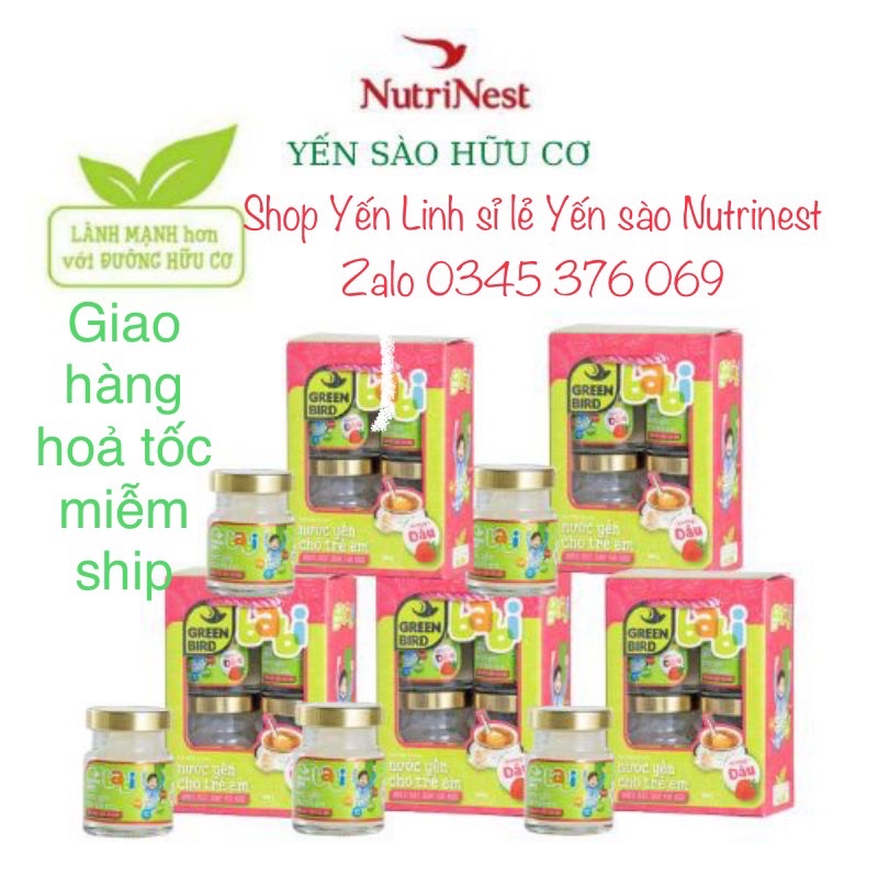 Chuyên sỉ Yến sào Nutrinest - sđt 0345376069 - yến sào trẻ em - yến cho người ăn kiêng
