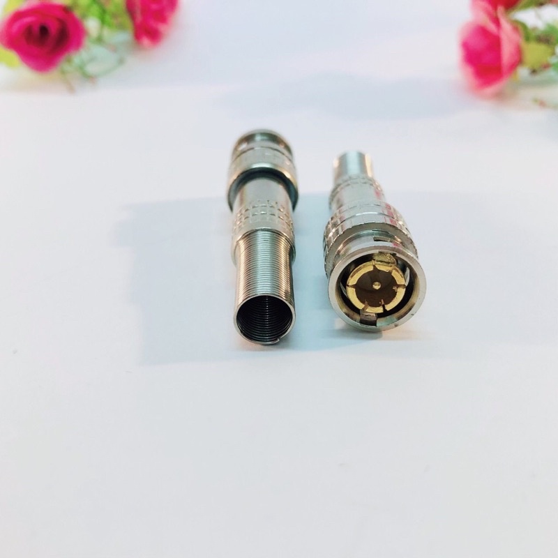Combo 5 Đầu Jack BNC Lò Xo Dùng Cho Camera