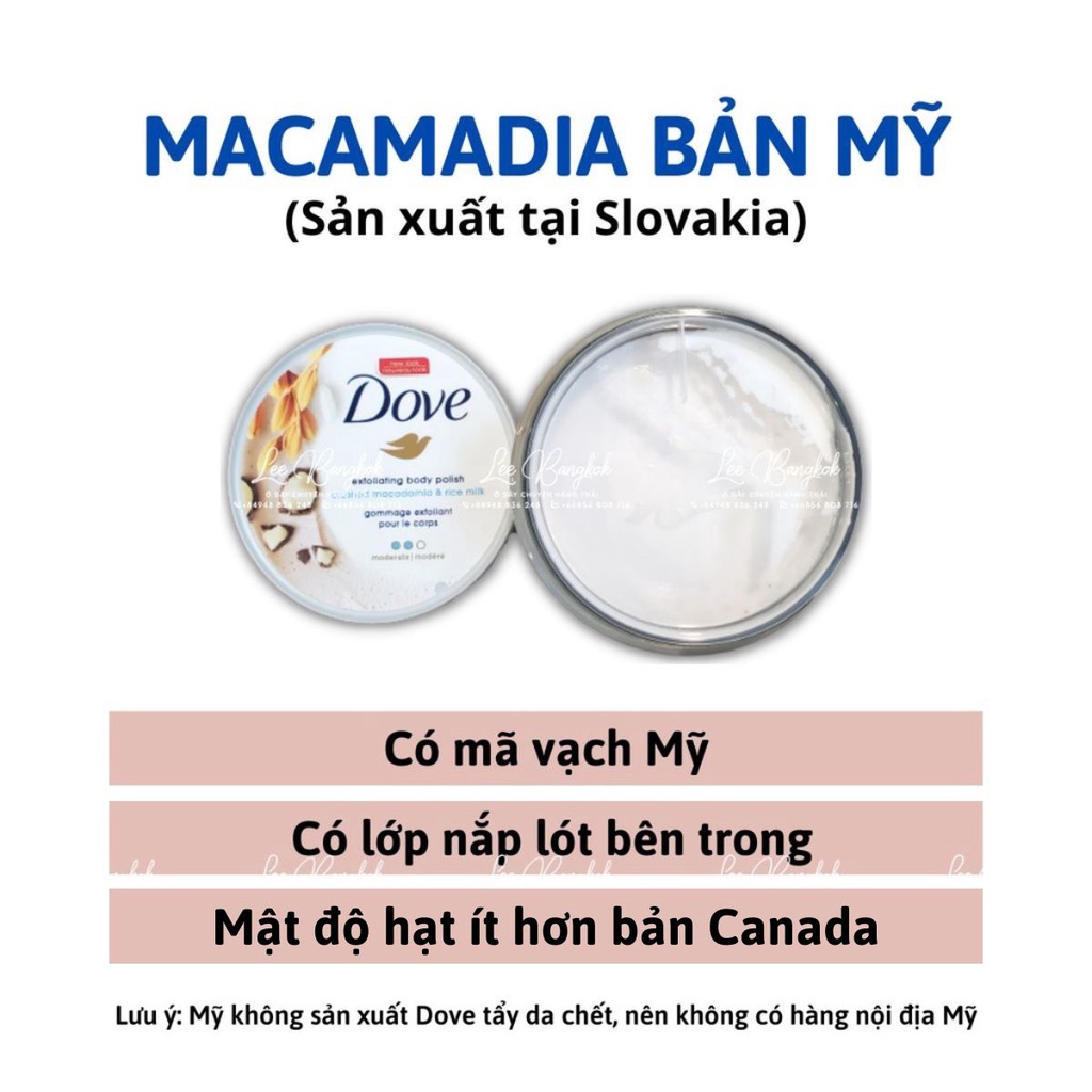 [Bản Mỹ - Đức Date 2025] Tẩy Da, Tế Bào Chết Toàn Thân Body Dove Bản Mỹ Macamadia, Lựu Đỏ Exfoliating Body 298g, 225g | BigBuy360 - bigbuy360.vn