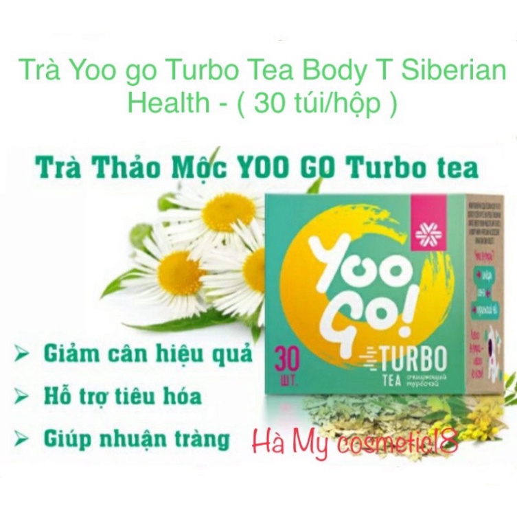 Trà Yoo go Turbo Tea Body T Siberian Health -  30 túi hộp