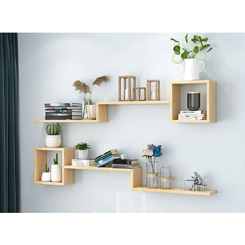 Kệ Gỗ Treo Tường Chống Ẩm Chống Mối Mọt Chuyên Dùng Decor, Handmade, Trang Trí Tường, Góc Làm Việc