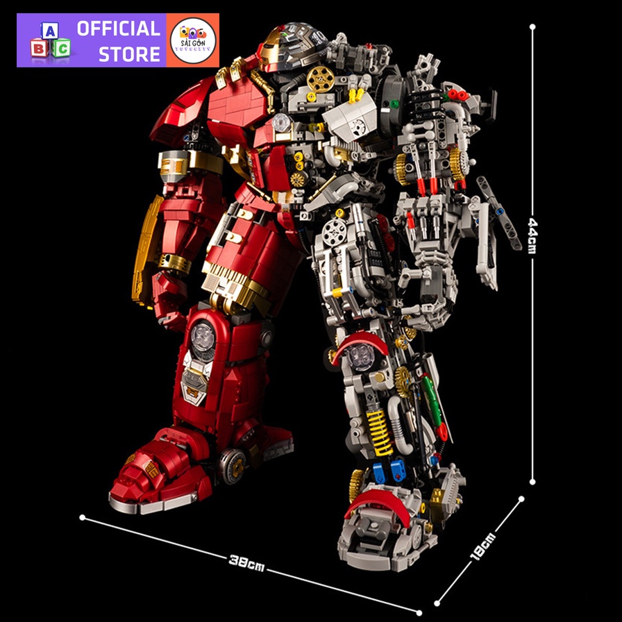 Đồ Chơi Lắp Ráp Kiểu LEGO Mô Hình ROBOT Anti HULK BUSTER Iron Man Trong Avengers 10513 Với 4183 Mảnh Ghép Chi Tiết